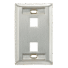 Placa de Acero Inoxidable QuickPort 1, 2 y 4 Salidas - Imagen 2